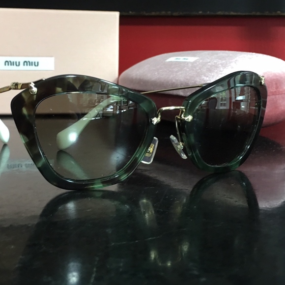 Miu Miu Accessories - Authentic Miu Miu Sunglasses Tortoise Shell 55mm